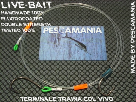 Terminale Pescamania ''Live-Bait'' Traina col Vivo: Tombarello